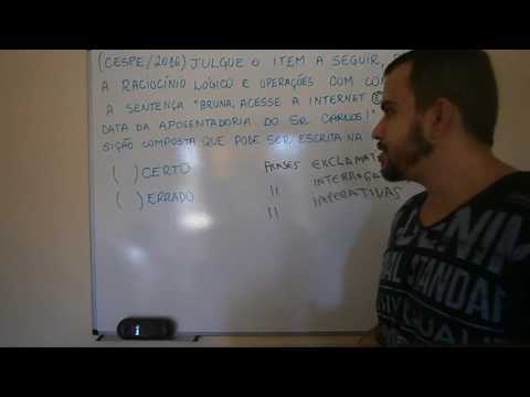 Questão Cespe sobre Proposição Composta