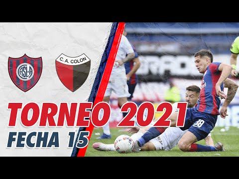LPF Torneo 2021 - Fecha 15: San Lorenzo 1 Colón 2