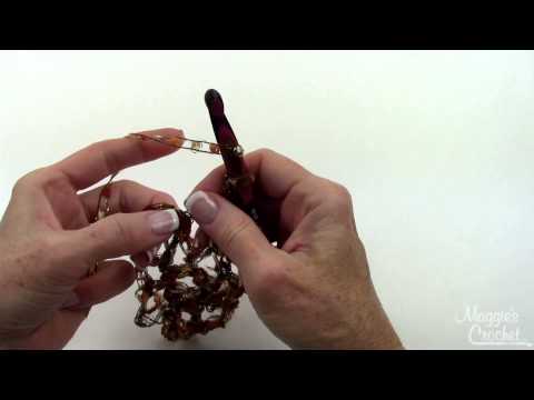 City Life Fringed Scarf Free Crochet Pattern by Maggie Weldon - Right Handed