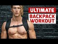 FULL BODY HOME WORKOUT - NO EQUIPMENT, ONLY BACKPACK