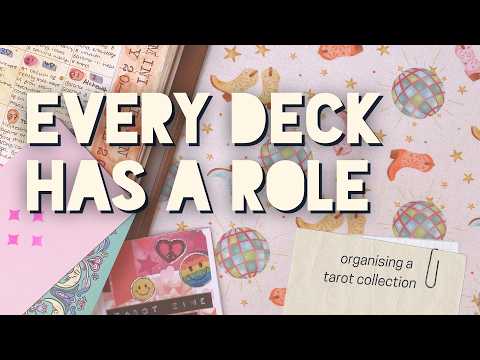 you're going to find a job for every tarot deck in your collection ✨ here's how