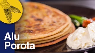 Aloo Paratha Recipe | Dhaba Style Punjabi Aloo Paratha | Potato Stuffed Indian Flatbread