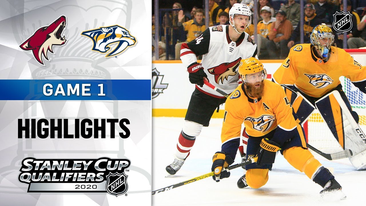 NHL Highlights | Coyotes @ Predators, GM1 - Aug. 2, 2020