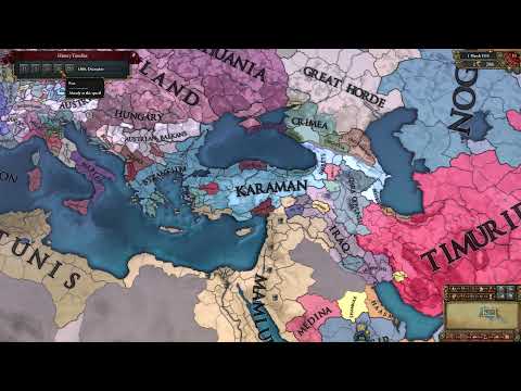 Europa Universalis 4 - Karaman into Rum timelapse