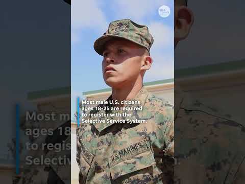 Eligible men will be automatically registered into US military draft