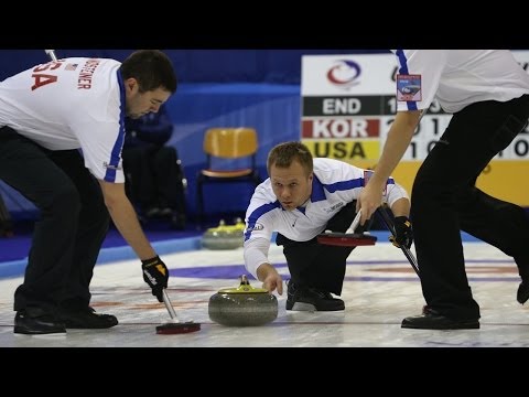 CURLING: CZE-USA Olympic Qual 2013 - Men  Loser (1v2) v 3
