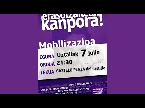 [DIRECTO] Suspendida la salida de las peñas y concentración contra las agresiones sexistas