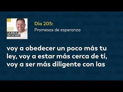 Día 205 Promesas de esperanza — La Biblia en uN Año