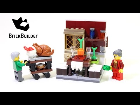 Vidéo LEGO Saisonnier 40123 : Le repas de Thanksgiving