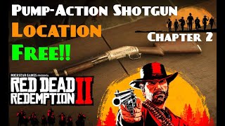Red Dead Redemption 2 : FREE Pump-Action Shotgun Location at the start of Chapter 2!!!