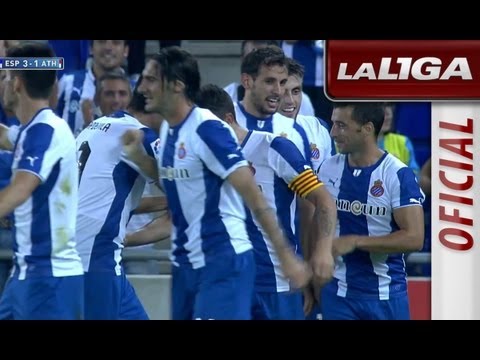 Gol de Sergio García (3-1) en el RCD Espanyol - Athletic Club - HD