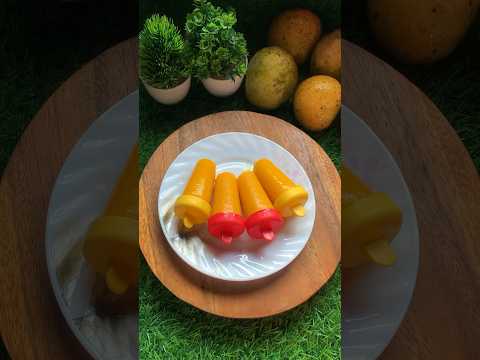 Mango Popsicles | Healthy Mango Popsicle/Ice Cream Recipe | Summer Special | #shorts #popsicle