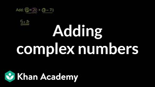 Adding Complex Numbers