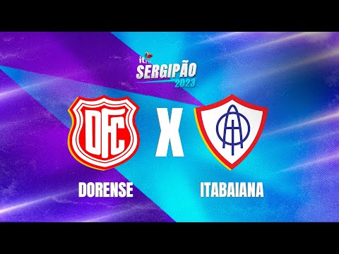 Sergipão 2023. ITTV A TV POR assinatura Oficial do sergipão 2023 - Rodada 2 - Dorense x Itabaiana