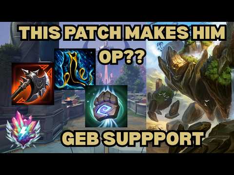 THIS PATCH MAKES HIM OP?? - Geb Support Smite 2 Gameplay