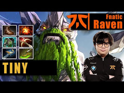Tiny Safelane | Fnatic.Raven | TINY 2 HITS CRAZY COMBO DELETE SUPPORTS | 7.31b Gameplay Highlights