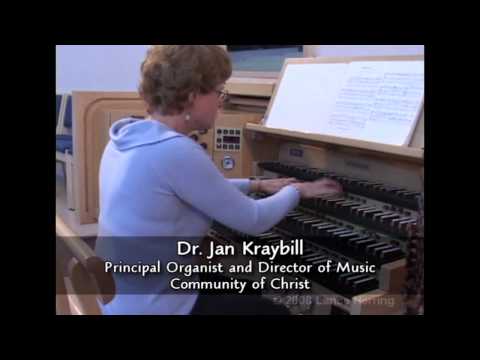 Jan Kraybill playing Casavant Organ, Community of Christ