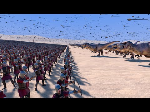 5.000 T-REX vs 30.000 ARCHERS | Ultimate Epic Battle Simulator