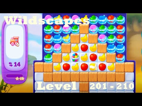 Wildscapes Level 201 - 210 HD Walkthrough | gameplay | 3 - match game | ios | android | pc game
