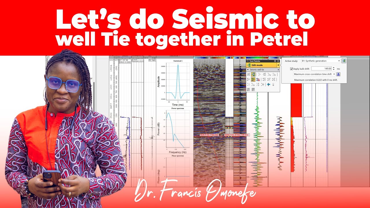 How to make Siesmic to well Tie in Petrel (Well Explained)
