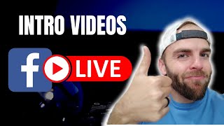 How to Make INTRO VIDEOS for my FACEBOOK LIVE STREAM
