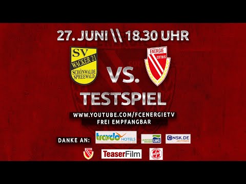 FC Energie Cottbus \\ TESTSPIEL LIVE Wacker Schönwalde vs Energie Cottbus \\ präsentiert von TRAVDO