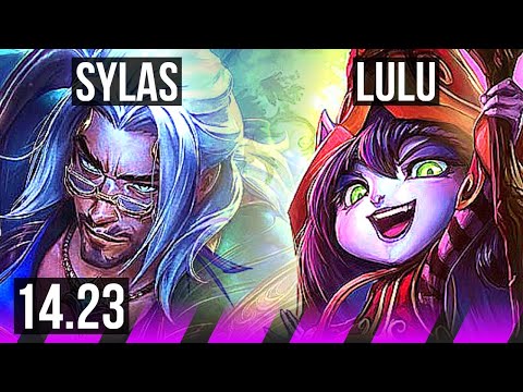 SYLAS & Jhin vs LULU & Ezreal (SUP) | KR Grandmaster | 14.23