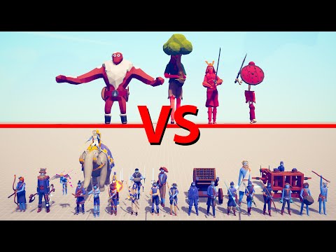 EXTENDED GIANTS Team vs RANGED Team - Totally Accurate Battle Simulator TABS