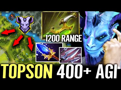 🔥 TOPSON Riki MID 400 AGI Trick of the Trade — Swift Blink + Aghanim Diffusal BROKEN META Dota 2 Pro
