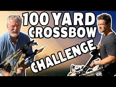 100 Yard Crossbow Challenge💯Centerpoint Sniper 370  vs. Carbon Express X-Force. Who can hit first
