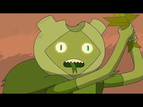 Fern and Finn Fight, Fern Explodes and Dies (Adventure Time S9E14 Three Buckets Clip)