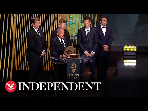 Manchester City crowned Club of the Year at Ballon d’Or awards