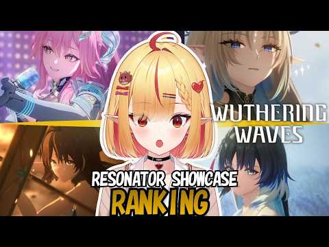 Reacting to EVERY WUTHERING WAVES Resonator Showcase IN ORDER + RANKING #wuwa 【Ruby Runeheart】