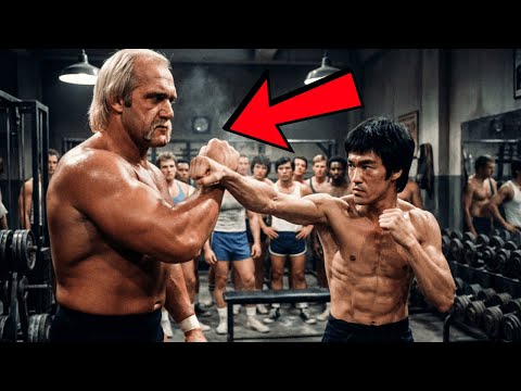 Bruce Lee estaba en el gym cuando Hulk Hogan presumió sus 140kg y fue derrotado en solo 9 segundos