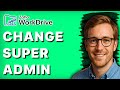 How To Change Super Admin In Zoho WorkDrive 2026 Full Guide