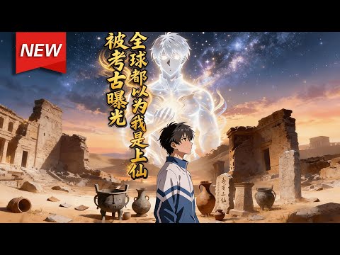 MULTISUB📢新番上线《被考古曝光，全球都以为我是上仙》第1~100集丨何寒意外绑定“扮演上仙系统”，需穿梭上古攒满百亿信仰值，校园里，他一边隐藏身份，一边在穿越中见证并影响历史！#破晓动漫社