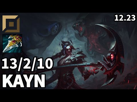 Kayn Top vs Jayce - EUW Master | Patch 12.23