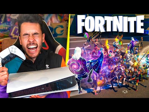 JUGANDO FORTNITE EN PS5 - TheGrefg