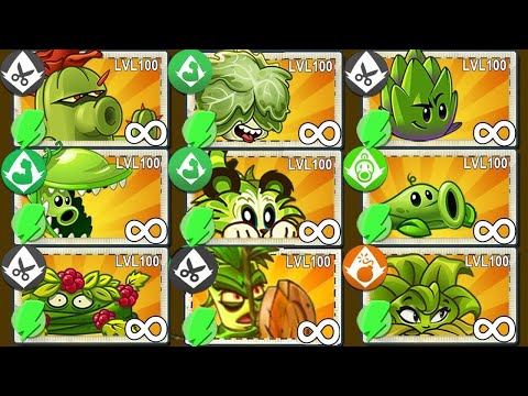 Tournament 32 Best GREEN Plants - Who Will Win? - PvZ 2 Plant vs Plant