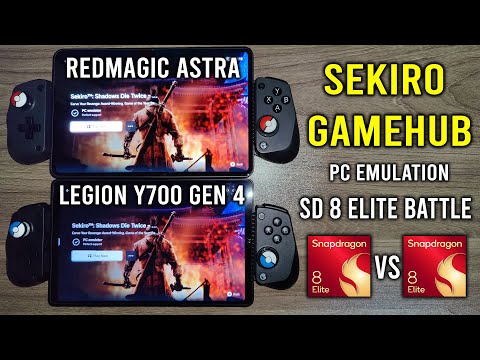 Redmagic Astra Vs Legion Y700 Gen 4 SEKIRO PC Emulation Gamehub SD 8 Elite Battle