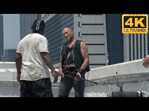 The Walking Dead S01E02 - T-Dog & Merle Fight [4K]