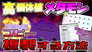 【ポケモン剣盾】必見！高個体値メタモンを複製コピーする裏技大公開！！【ソード・シールド】