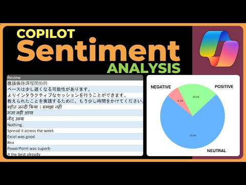 Sentiment analysis using Copilot - Multiple languages