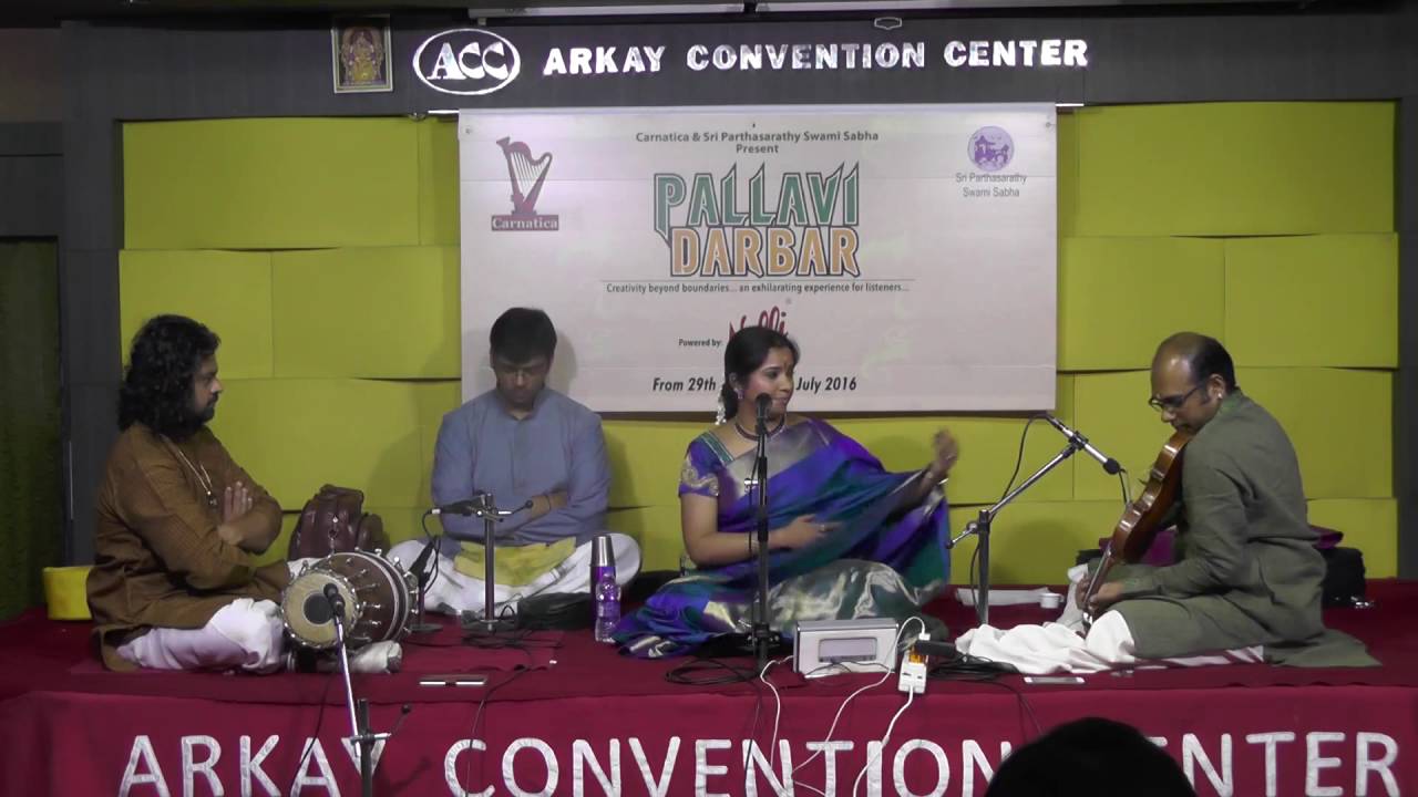 Carnatic Music | S.Mahathi | Pallavi Darbar 2016 | Web Streaming