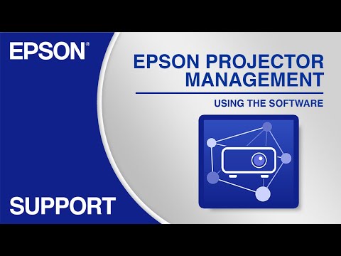 Epson Projector Management | Using the Software