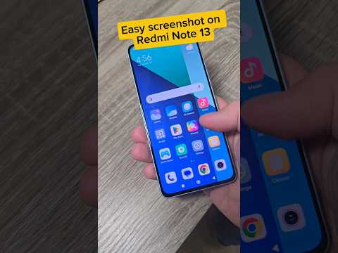 Easy way to screenshot without buttons on Redmi Note 13 #xiaomi #redminote13 #screenshot #shorts
