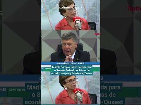 MARÍLIA CAMPOS LIDERA CORRIDA PARA O SENADO FEDERAL POR MINAS DE ACORDO COM PESQUISA GENIAL/QUAEST