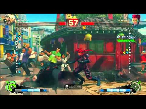 SSF4 Rank Match  SAULABIS (RU)  vs  hanashima1016 (VI)