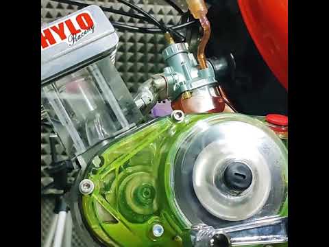 TRANSPARENT CYLINDER 2 STROKE SIMSON ENGINE TUNING