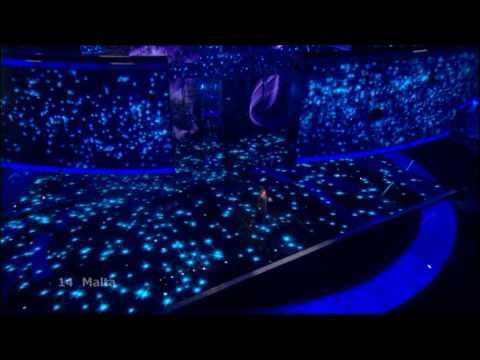 Eurovision 2009 Final 14 Malta *Chiara* *What If We* 16:9 HQ
